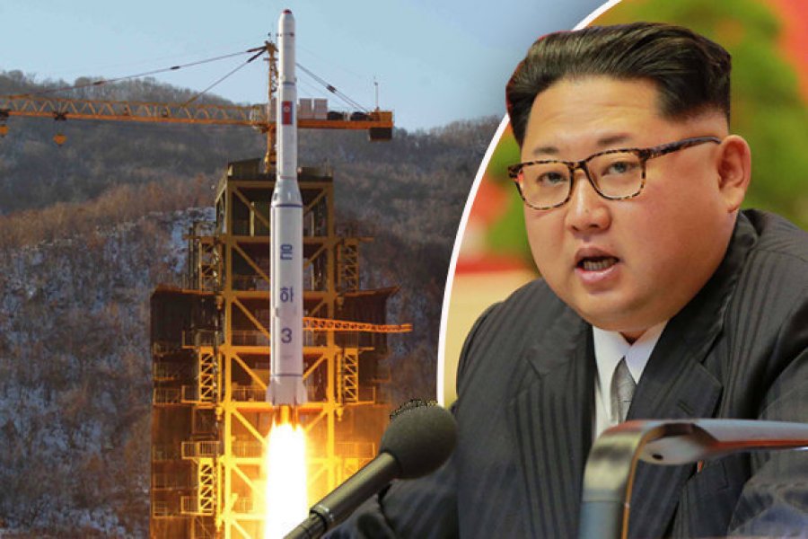 Kim Jong- Un ka publikuar një video imagjinare  ku trupat e Koresë së Veriut shpërthejnë një aeroplanmbajtëse amerikane/Video