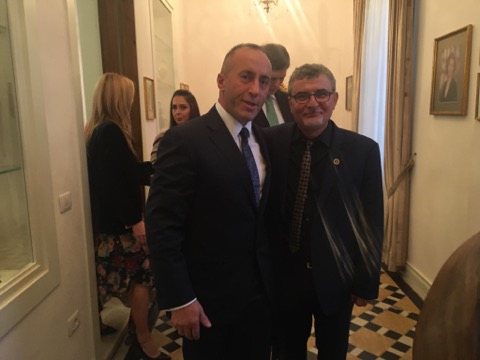 Kryeministri Kosovës Haradinaj takon kandidatin për kreun e Legalitetit, Beniamin Bakalli
