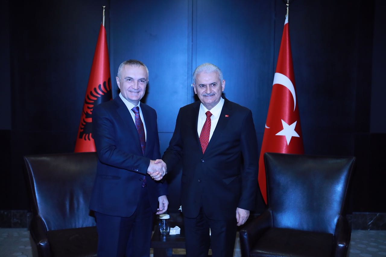 Presidenti Meta takohet me Kryeministrin e Turqisë, Binali Yildirim