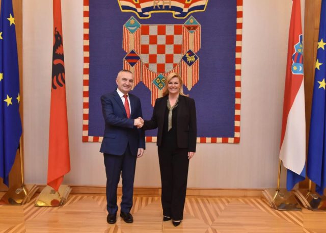 Meta nderon Presidenten e Kroacisë