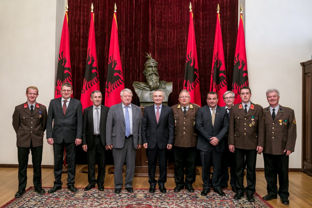 Presidenti Meta priti Presidentin e Shoqatës Austri-Shqipëri, z. Wolfgang Grossruck