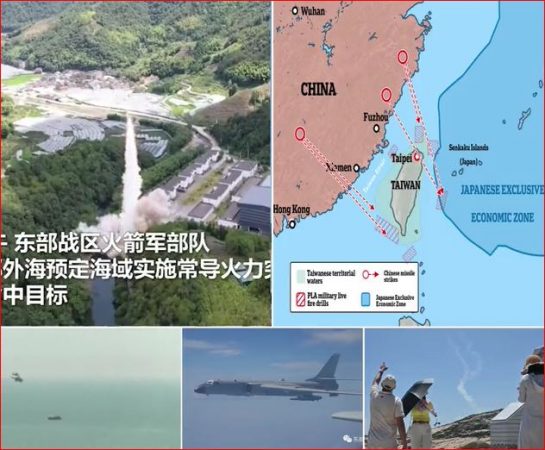 Kina lëshohet si “përbindësh” mbi Tajvan, mbi 100 avionë dhe një valë raketash