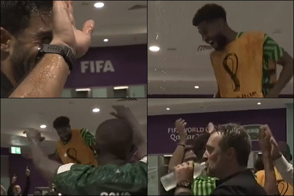 Shihni festën “e lojtarëve të Arabisë Saudite në dhomat e zhveshjes (VIDEO)