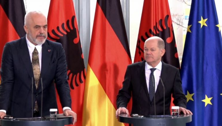 Në konferencë me Ramën, Scholz: Në 16 tetor do të mbahet Samiti i Procesit të Berlinit në Shqipëri