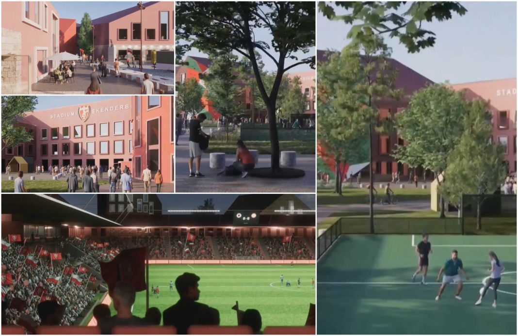 Ja si do të duket stadiumi i ri i “Skënderbeut” në Korçë