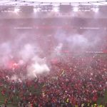 VIDEO/ Festë “e çmendur” te Leverkusen në dhomat e zhveshjes