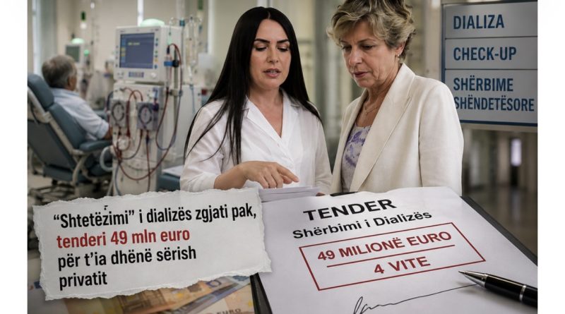 Klodiana Spahiu largon drejtoreshën e Sterilizimit pak minuta pasi dha tenderin 50 mln euro të dializës