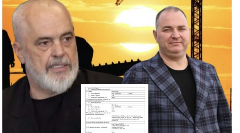 Rama i jep leje ndërtimi deputetit të tij për të ngulur kullë 23 kate në zemër të Pogradecit