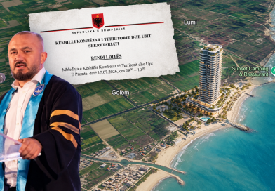 Dekani i Universitetit të Durrësit me kullë 20-katëshe në Golem; mister burimi i financimit